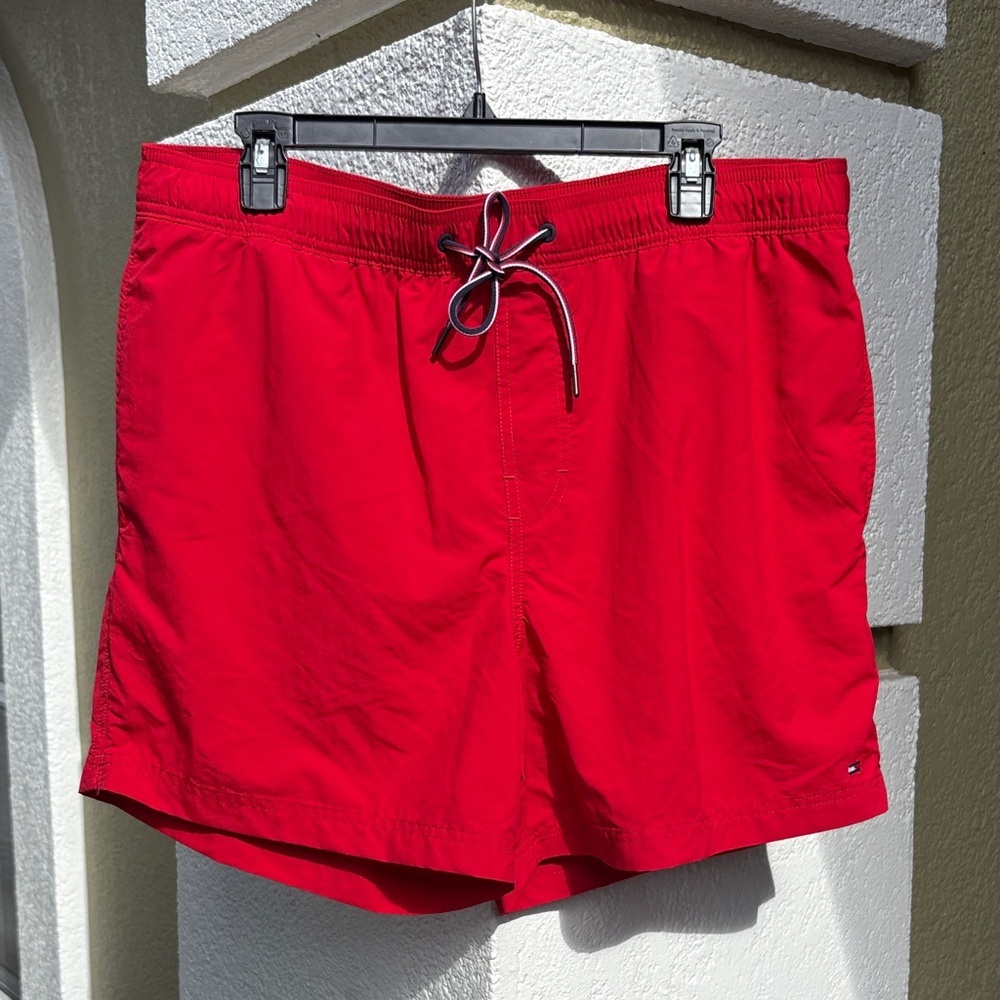 Tommy Hilfiger Men's Red Swim Shorts